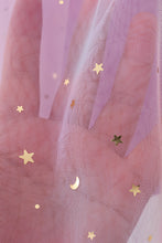 Purple star strap tulle dress - ARIA KIDS