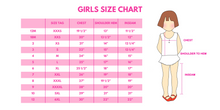 Pink barbie print ruffle girl swimsuit UPF50+ - ARIA KIDS