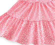 Mommy & Me Pink & White Dot Print Tiered Dress (Pre-order) - ARIA KIDS