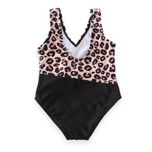 Mommy & Me Black Leopard Bow Swimsuits (Pre-order) - ARIA KIDS
