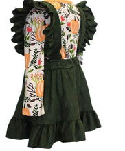 Harvest Pumpkin Olive Suspender Skirt Set - ARIA KIDS