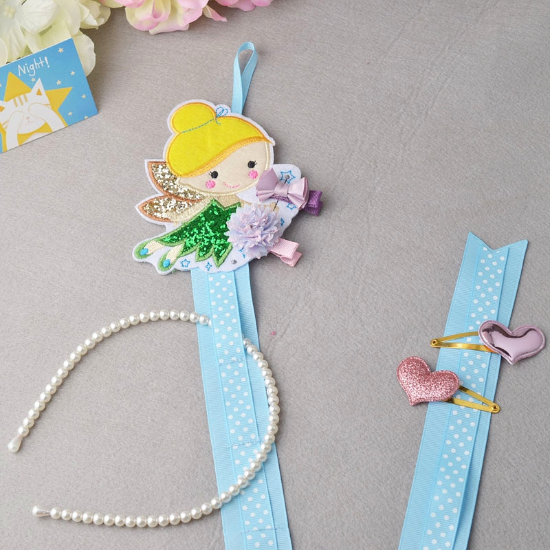 Blue Fairy Dust Hair Clip Holder Organizer - ARIA KIDS