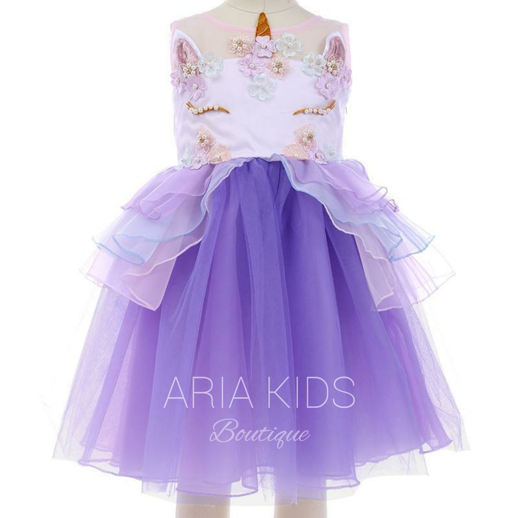 strapless open back dress Purple 