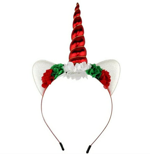 Christmas Unicorn Headband - ARIA KIDS