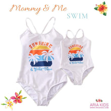 Dad & Son Sunshine & Good Vibes Swim Shorts - ARIA KIDS