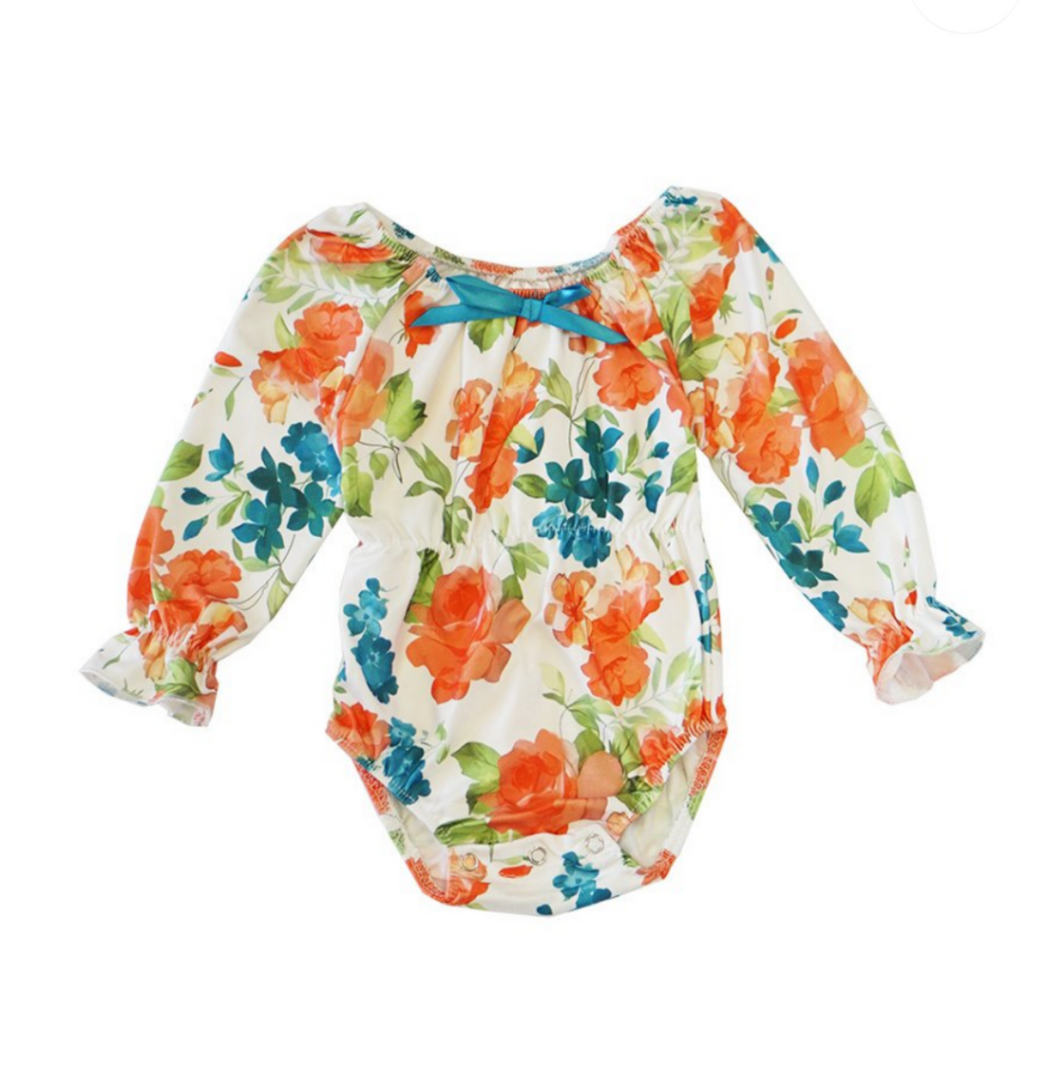 Katherine Floral Romper - ARIA KIDS