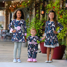 "Kara" Unicorn Polka Dot Dress Leggings Set - ARIA KIDS