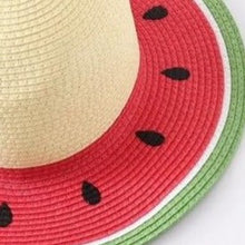 Watermelon Round Summer Hat for Girls - ARIA KIDS