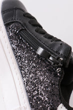 Black star glitter sneaker ( little kids to big kids) - ARIA KIDS