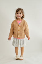 Coffee pocket cardigan sweater