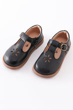 Black vintage appleseed mary jane shoes - ARIA KIDS