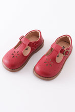 Red vintage appleseed mary jane shoes - ARIA KIDS