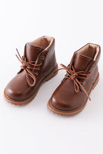 Brown lace up bootie - ARIA KIDS