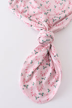 Christmas candy cane print bamboo baby gown - ARIA KIDS