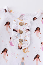 Mermaid print bamboo pajamas set - ARIA KIDS