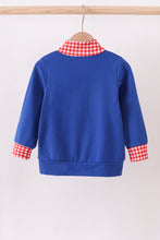 Blue character pull over top - ARIA KIDS