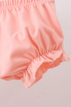 Pink floral bow embroidery bloomer set - ARIA KIDS