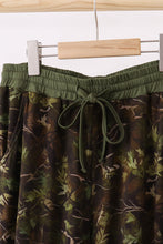 Forest Leaf Camo bamboo dad pants - ARIA KIDS