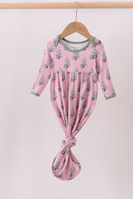 Pink christmas tree bamboo gown - ARIA KIDS