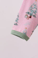Pink christmas tree bamboo gown - ARIA KIDS
