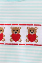 Blue bear embroidery top - ARIA KIDS