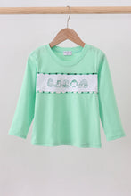 Green parade embroidery top - ARIA KIDS
