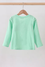 Green parade embroidery top - ARIA KIDS
