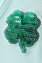 Mint clover sequin ruffle tiered dress - ARIA KIDS