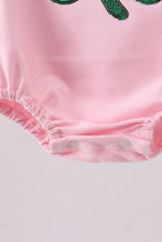 Pink clover glitter ruffle bubble - ARIA KIDS