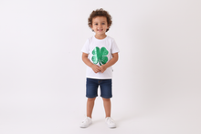 Pink clover glitter top - ARIA KIDS