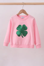 Pink clover glitter mom&me top - ARIA KIDS