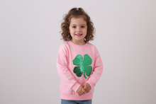 Pink clover glitter mom&me top - ARIA KIDS