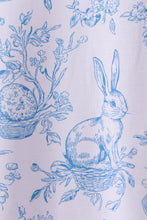 Blue bunny egg bamboo pajama shorts set - ARIA KIDS
