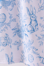 Blue bunny egg bamboo dress - ARIA KIDS