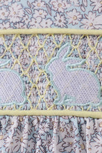 Floral bunny smocked dress - ARIA KIDS