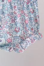 Mint floral character applique bloomer set - ARIA KIDS