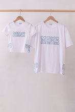 White MAMA bow applique mom&me top - ARIA KIDS