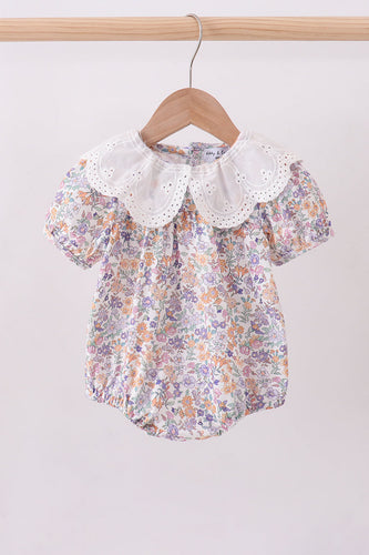 Red Floral Lace Bubble - ARIA KIDS