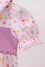 Purple birthday embroidery bubble - ARIA KIDS