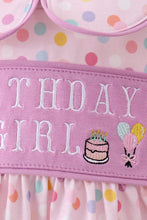 Purple birthday embroidery bubble - ARIA KIDS