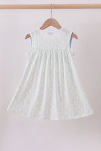 Floral bunny embroidery ruffle dress - ARIA KIDS