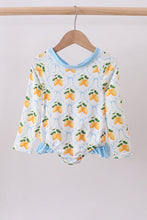 Blue bow lemon rashguard - ARIA KIDS