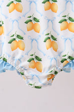 Blue bow lemon rashguard - ARIA KIDS