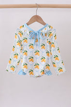 Blue bow lemon rashguard - ARIA KIDS