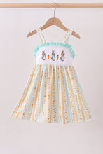 Floral bunny embroidery ruffle dress - ARIA KIDS