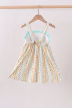 Floral bunny embroidery ruffle dress - ARIA KIDS