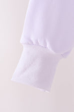 White bow sequin mom&me sweatshirt - ARIA KIDS
