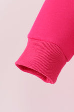 Magenta bow sequin mom&me sweatshirt - ARIA KIDS