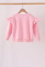 Pink bow sequin mom&me sweatshirt - ARIA KIDS