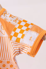 Tennessee floral checkered bamboo romper - ARIA KIDS